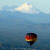 breathtaking sunrise morning hot air balloon ride over puget sound Washington