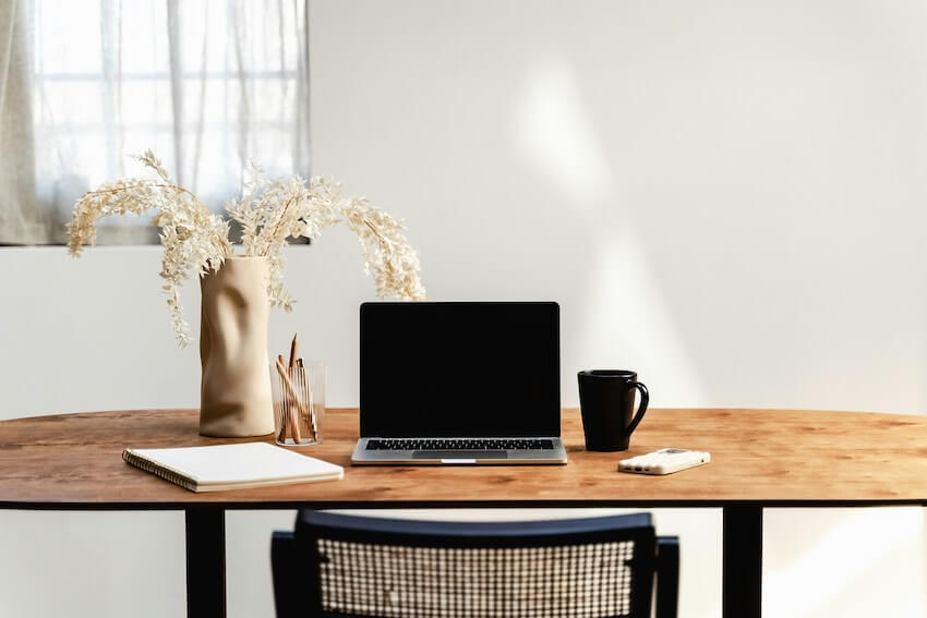 minimalist workspace